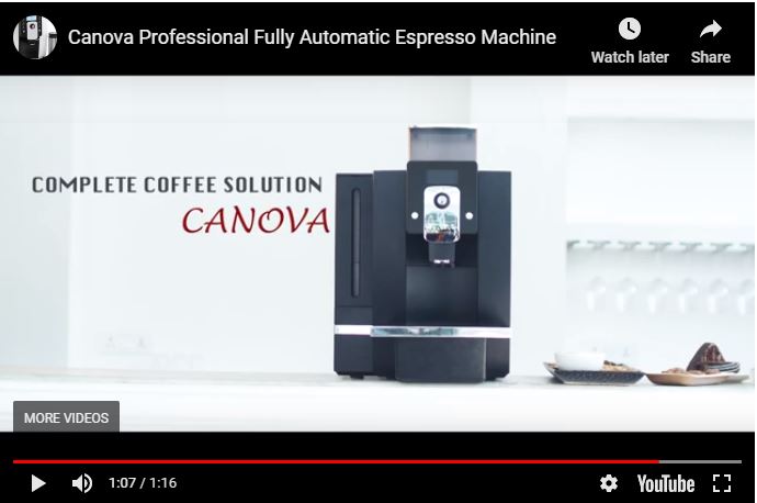 Canova fully automatic coffee machine